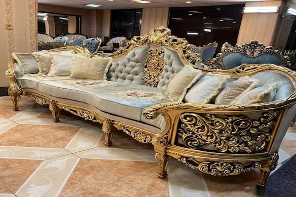 خرید انواع مبل سلطنتی مدل خرچنگی + قیمت